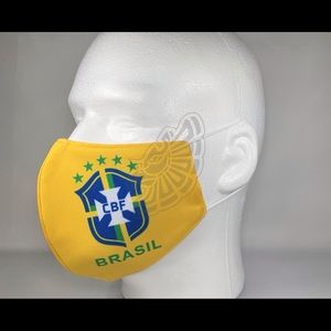New Brazil Face Mask Soccer Fashionable Protection